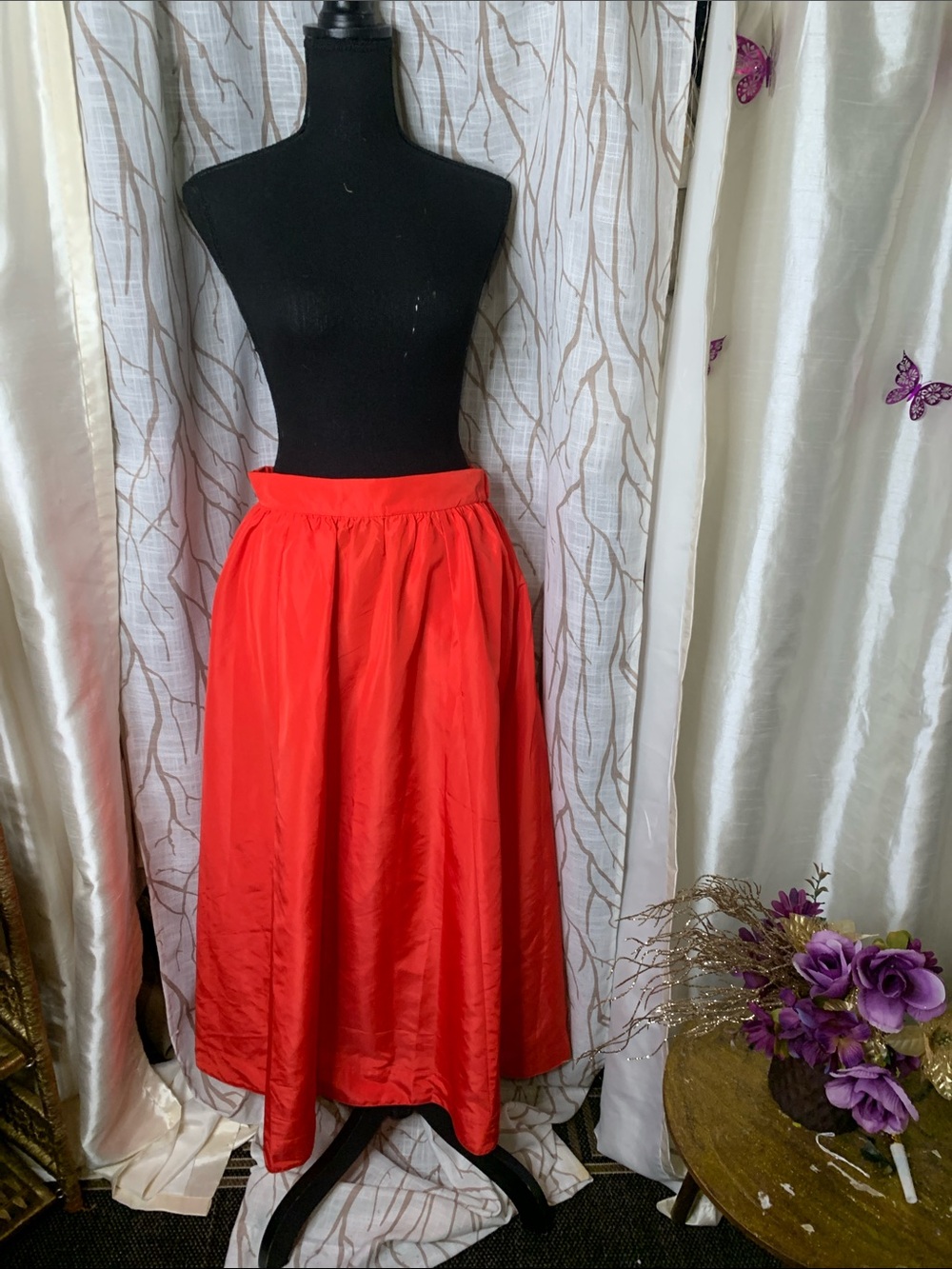The Occasion by Old Navy Orange Women’s Midaxi Skirt